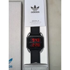 Adidas Men's Archive R2 Silicone And Black In Original Box